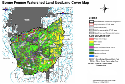 Land Use Map (based on 1991 satellite imagery)